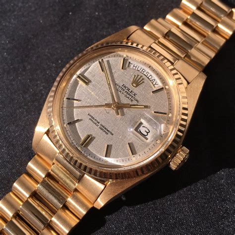 gold rolex vintage|rolex 18k gold watch.